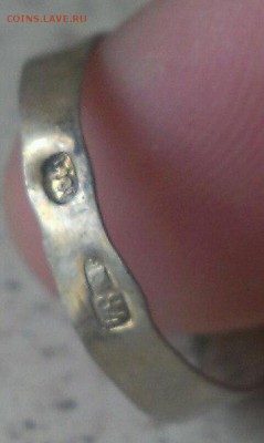 4 серебряных кольца 84 проба клейма. Определение и оценка - кольцо 4