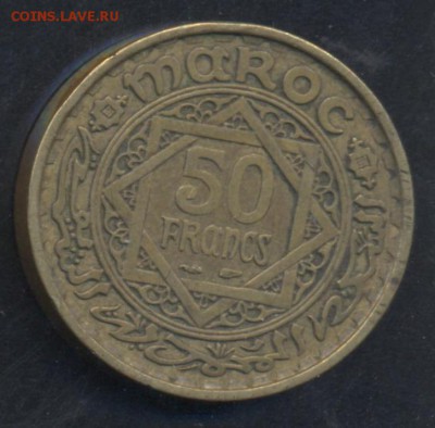 Марокко 50 франков 1952 г.  27.06. 15 г. 22 -00 МСК. - Марокко 50