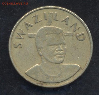 Свазиленд 1 лилангени 1995 г.  27.06. 15 г. 22 -00 МСК. - Свазиленд