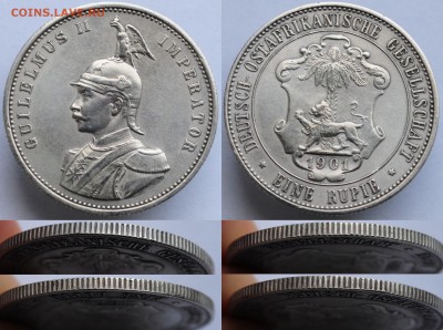 Несколько иностранных монет на предпродажную оценку - 1рупия1901_2