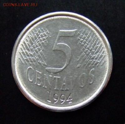 4 - Бразилия 5 сентаво (1994) Р