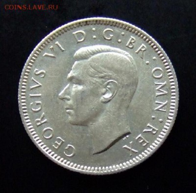 4 - Великобритания 1 шиллинг (1946) «Георг VI» Аg (английский герб) А