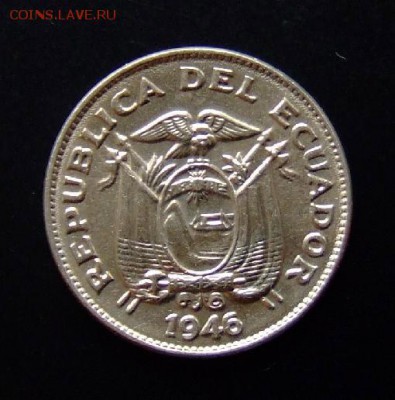 4 - Эквадор 5 сентаво (1946) (XF) №1 А