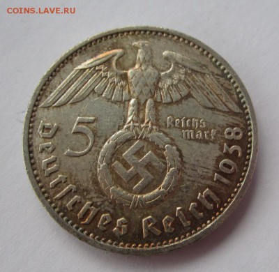 Германия 5 марок 1938 F неплохая до 29.06.2015г в 22.00 мск - IMG_0609.JPG