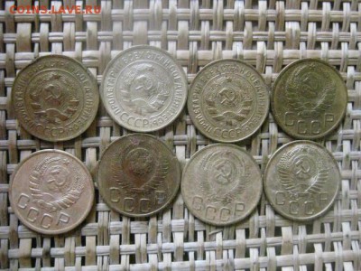 3 копейки, 8 шт. 1929-1955г. Без повторов. До 2.07.2015г. - 1 и 2 051.JPG