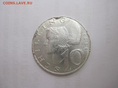 10 шиллингов Австрия серебро 1958 до 29.06.15 - IMG_5665.JPG