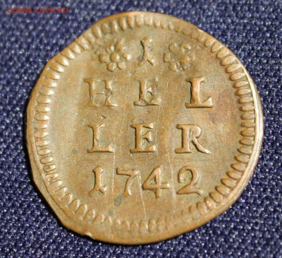 С 1 руб. БРАНДЕНБУРГ- БАЙРОЙТ 1 хеллер 1742г.  до 2.07.15г. - IMG_6279.JPG