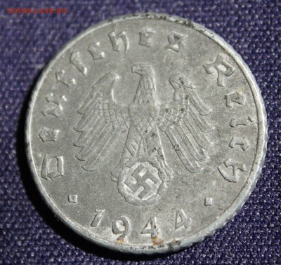 С 1 руб. ГЕРМАНИЯ  5 пфеннигов  1944г. "А" НЕ ЧАСТАЯ до 2.07 - IMG_6304.JPG