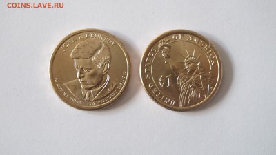 1$ США, 35 президент Д. Кеннеди (D). Фикс. - IMG_3368.JPG