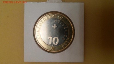 10 франков Швейцарии 2010 г.- Альпийский сурок до 29.06.2015 - 2010(2)