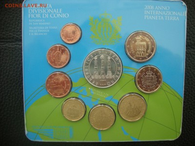 набор 10 лет евро 2009, официальный набор Сан Марино 2008 - набор см2008 (3).JPG