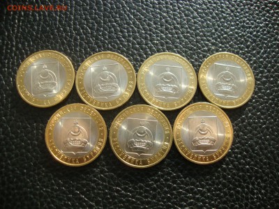 10 рублей 2011. Бурятия. 7 шт. Мешковые. До 02.07. - бурятия (1).JPG