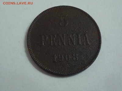 Россия для Финляндии 5 пенни 1908 г. до 30.06.2015 в 22.00 - SUC50311.JPG