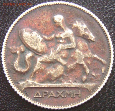 Греция_серебряная драхма 1910 "Богиня Тетис"_до 29.06_22.04м - 10089