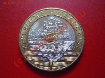 Франция 20 франков 1992 триметал (М-с-М)  до 22.07 в 21.00 М - P7193476.JPG