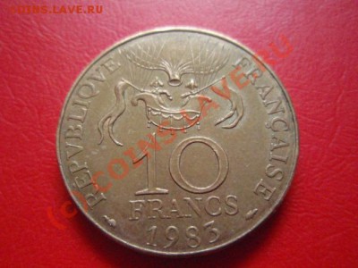 Франция 10 франков 1983 Воздушный шар  до 22.07 в 21.00 М - P7193480.JPG