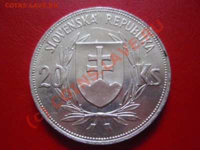Словакия 20 крон 1939 Тисо  до 22.07 в 21.00 М - P7193490.JPG