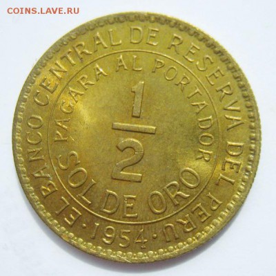 2 сол де оро ПЕРУ 1954 UNC до 01.07.15г 22.30 МСК - S8302108_новый размер_exposure.JPG