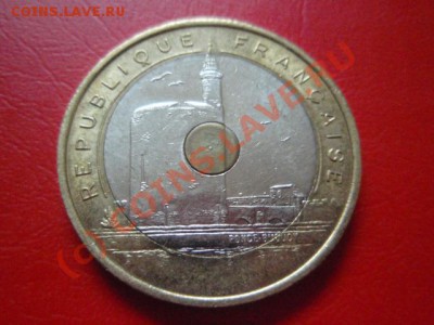 Франция 20 франков 1993 триметал (Башня) до 22.07 в 21.00 М - P7193553.JPG
