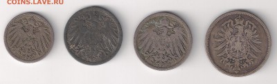 1 марка 1875 + бонус 5,10,10 пфеннигов до 04.07.2015  23-00 - германия