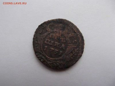 Полушка 1731 перечекан с Крестовой копейки на оценку - DSCF2096.JPG
