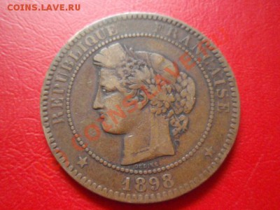 Франция 10 сантимов 1898  до 22.07 в 21.00 М - P7193584.JPG