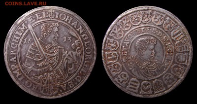 Талер 1615, Саксония - 1615.JPG