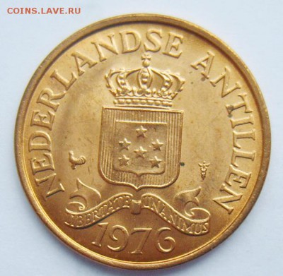 2 цента Нидерландские Антиллы 1976 UNC до 03.07.15г - S8302144_новый размер_exposure.JPG