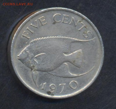 Бермудские о-ва 5 центов 1970 г.  3.07.15 г. 22 -00 МСК. - Бермуды