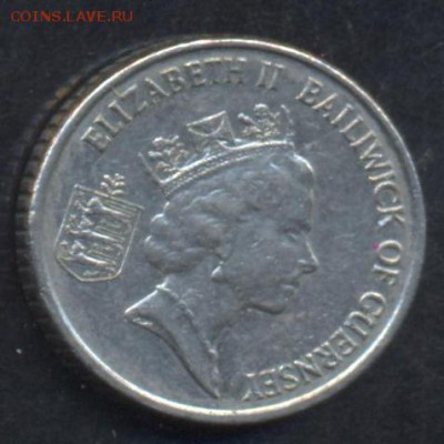 Гернси 5 пенсов 1990 г.   3.07.15 г. 22 -00 МСК. - Гернси 5 1