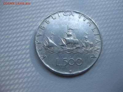ИТАЛИЯ,500 лир 1958(Корабли Колумба)!до 4.07.2015 - IMG_5996.JPG