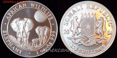Зарубежное инвестиционное серебро - Elephant_S_2014_1