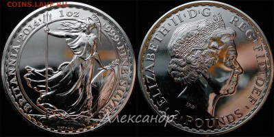 Зарубежное инвестиционное серебро - Britannia_2014_1