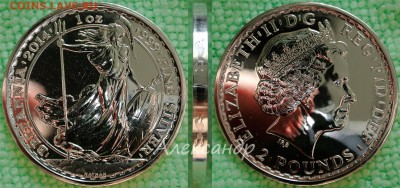 Зарубежное инвестиционное серебро - Britannia_Horse_2014_1