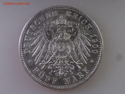 Германия Пруссия 5 марок 1900 до 06.07 22:00 МСК - DSC09934