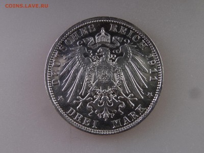 Германия Бавария 3 марки 1911 до 06.07 22:00 МСК - DSC09938