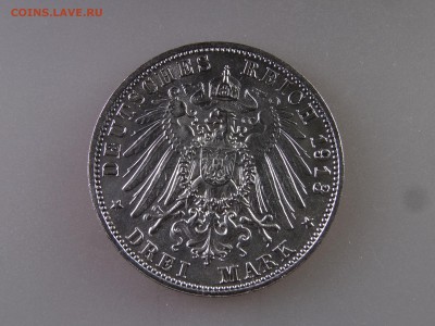 Германия Саксония 3 марки 1913 до 06.07 22:00 МСК - DSC09944
