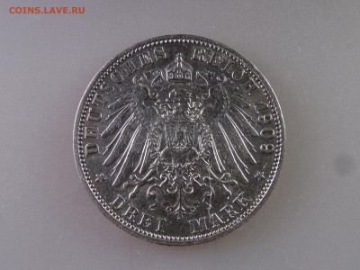 Германия Пруссия 3 марки 1909 до 06.07 22:00 МСК - DSC09946