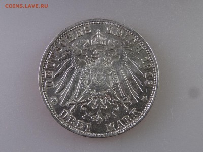 Германия Бавария 3 марки 1913 до 06.07 22:00 МСК - DSC09954