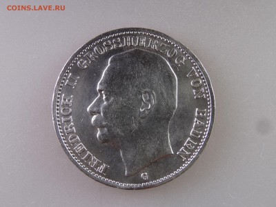 Германия Баден 3 марки 1914 до 06.07 22:00 МСК - DSC09955