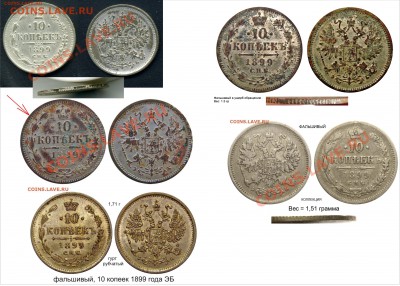 Фальшивые монеты России до 1917г сделанные в ущерб обращению - все вместе