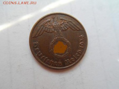 Германия (Третий рейх) 1 рейхспфенниг 1936(А) Свастика Редка - Копия SDC13222.JPG