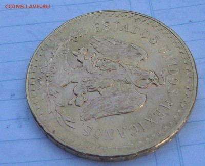 50 песо, Мексика, 1947 год, золото 900 проба - MX4