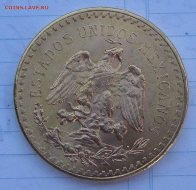 50 песо, Мексика, 1947 год, золото 900 проба - MX3