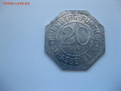 НЮРНБЕРГ,20 пфеннигов 1921г(KUNST-BRUNNEN )!до 6.07.2015 - IMG_4940.JPG