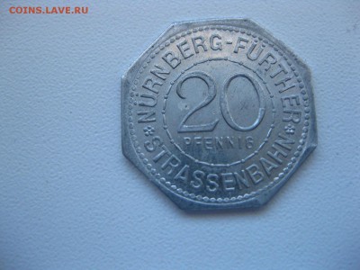 НЮРНБЕРГ,20 пфеннигов 1921г(Мартин Бехайм)!до 6.07.2015 - IMG_4948.JPG