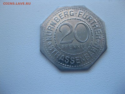 НЮРНБЕРГ,20 пфеннигов 1921г(PELLER HAUS)!до 6.07.2015 - IMG_4956.JPG