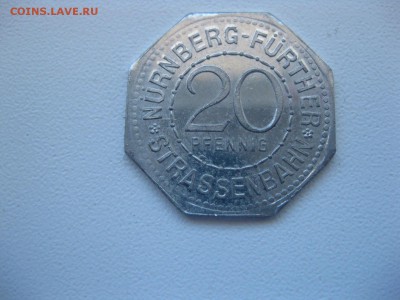 НЮРНБЕРГ,20 пфеннигов 1921г(LUGINSLAND)!до 6.07.2015 - IMG_4962.JPG