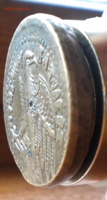 Бронзовая монета династии Пталомеев до н. э. МАГНИТНАЯ. - DSCN3273.JPG