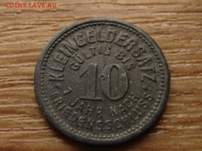 нотгельд Meuselwitz 10 пф. 1918 Герб до 06.07.15 в 21.00 М - IMG_5877